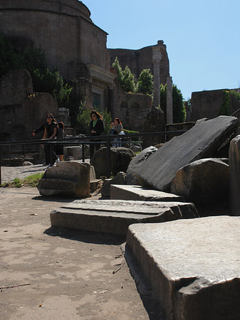 Foto Steine im Forum Romanum - Rom