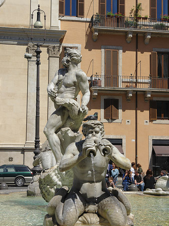 Neptun am Meeresbrunnen Foto 