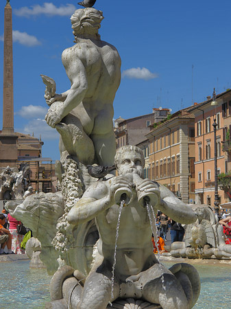 Foto Neptun am Meeresbrunnen - Rom