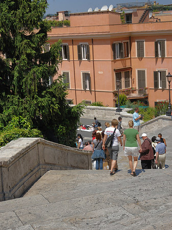 Foto Menschen an der Treppe - Rom