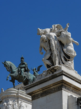 Bronzestatue von Victor Emmanuel