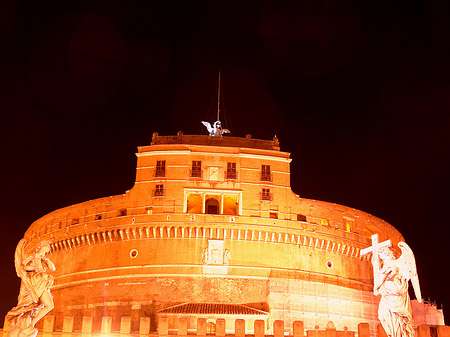 Engelsburg bei Nacht Foto 