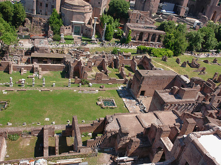 Blick auf das Forum Romanum Fotos