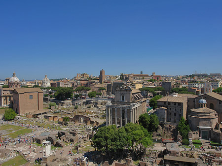 Foto Blick auf das Forum Romanum - Rom