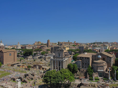 Blick auf das Forum Romanum