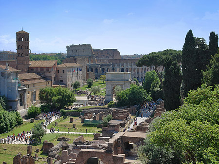 Fotos Blick auf das Forum Romanum