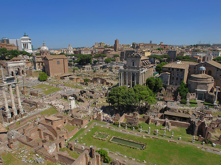 Fotos Blick auf das Forum Romanum