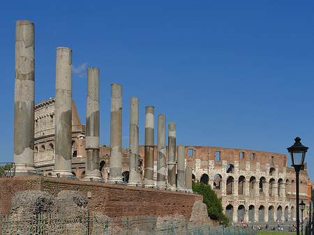 Fotos Kolosseum mit dem Forum Romanum