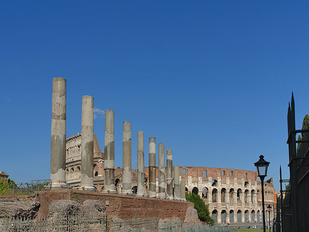 Fotos Kolosseum mit dem Forum Romanum