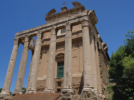 Tempel des Antoninus Pius und der Faustina Foto 