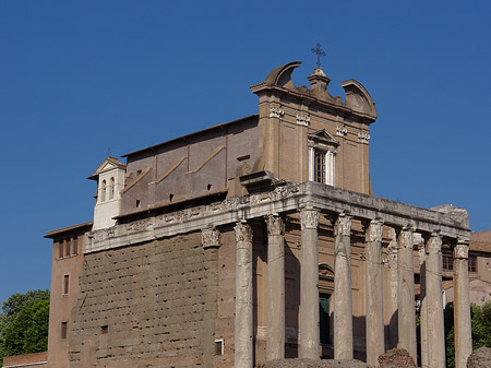 Tempel des Antoninus Pius und der Faustina Foto 