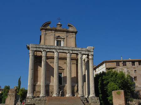 Tempel des Antoninus Pius und der Faustina Foto 