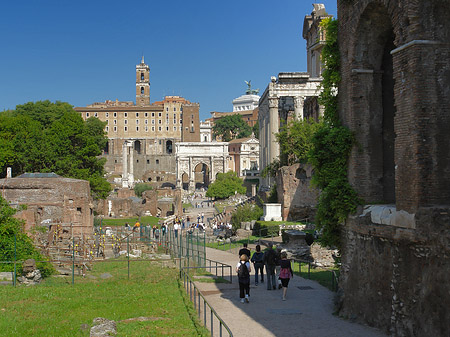 Fotos Weg ins Forum Romanum