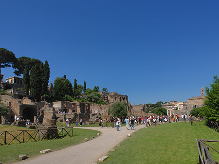 Weg ins Forum Romanum Fotos