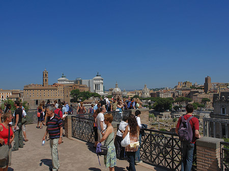 Foto Menschen am Forum Romanum - Rom