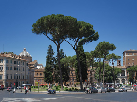 Foto Verkehr an der Piazza Venezia