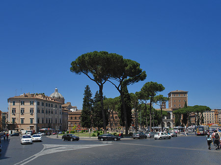 Foto Verkehr an der Piazza Venezia