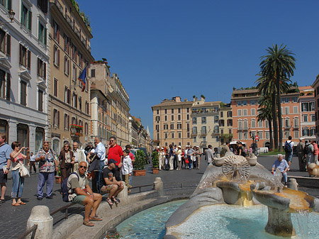 Foto Barcaccia Brunnen - Rom