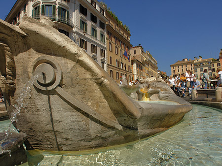 Foto Schiff im Barcaccia Brunnen