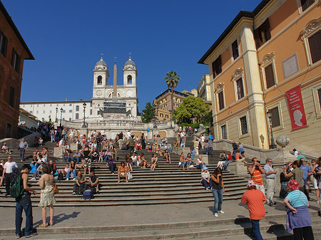 Fotos Treppe mit Kirche | Rom