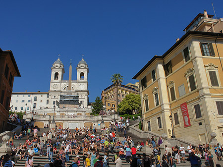 Fotos Treppe mit Kirche