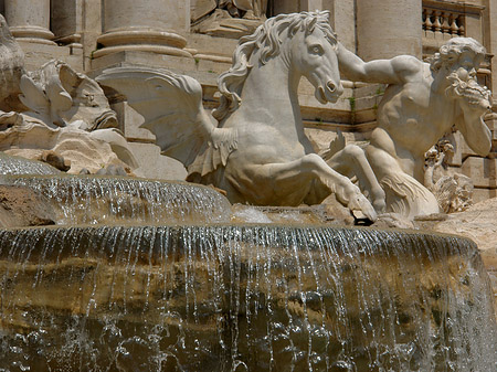 Fotos Statuen am Trevibrunnen