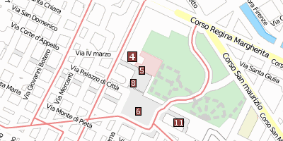 Königlicher Palast  Turin Stadtplan